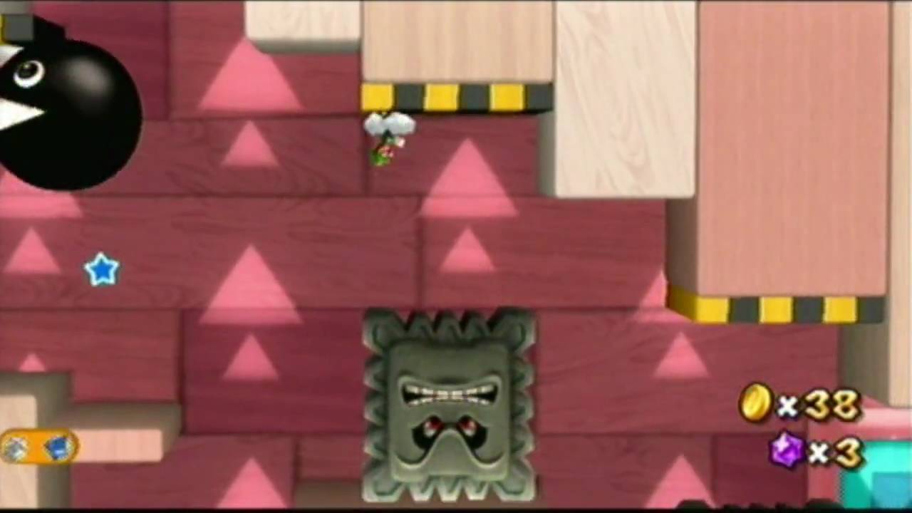 Super Mario Galaxy 2: Rightside Down Galaxy - Green Star 2