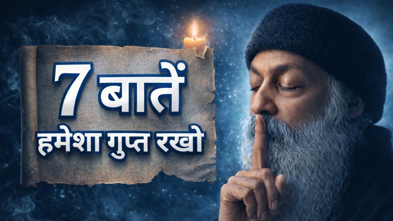 ये 7 बातें हमेशा गुप्त रखो 🤫  | Inspired by OSHO | Osho Motivation | Life changing