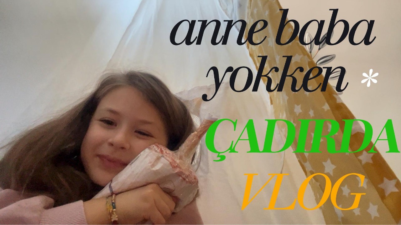 24 Saat Çadırda Macera ⛺ Slime + Oyuncaklar ve Çadırda Uyku 💕