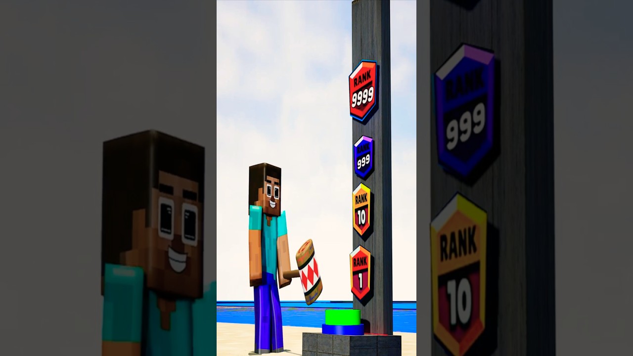 HELP Herobrine Who is Stronger Hammer JJ vs zombie vs Steve vs Mikey