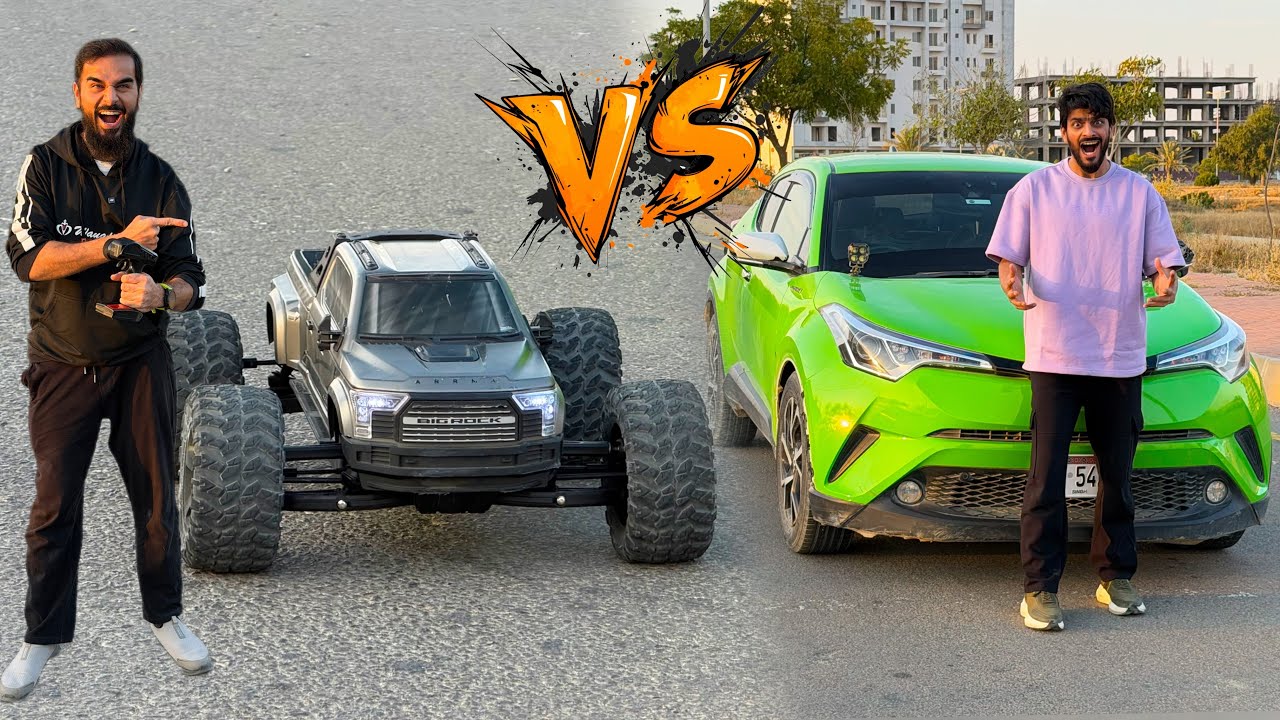 DRAG RACE CHALLENGE 🛻 MONSTER TRUCK VS MISHKAT KHAN KI MITHU 😤