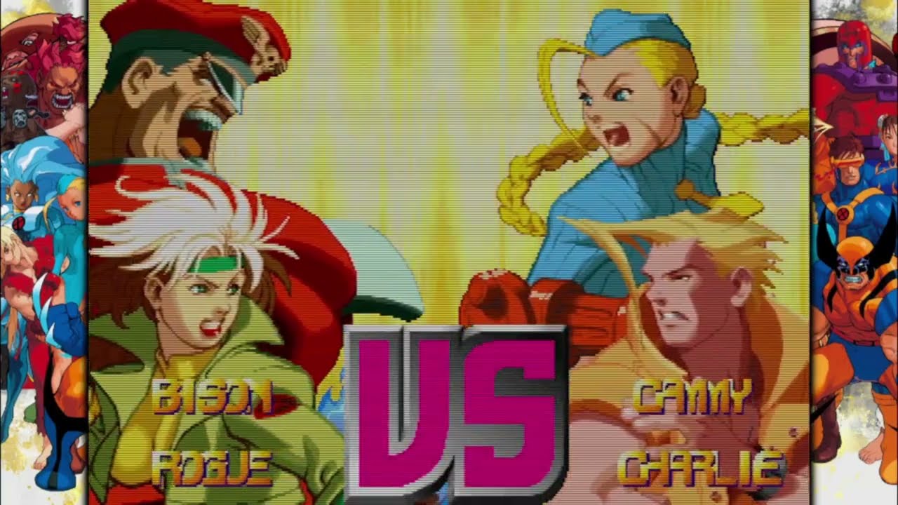 X-Men vs Street Fighter Bison Rouge