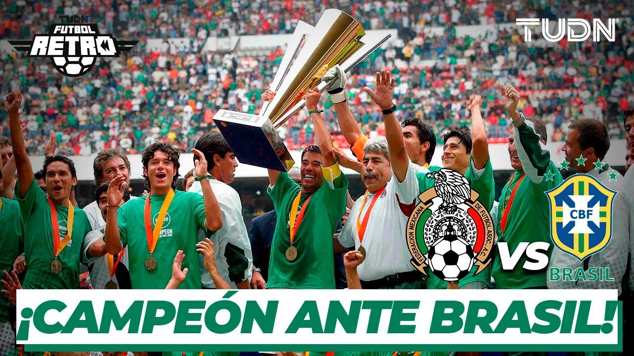 Futbol Retro: ¡México campeón de  Copa Oro ante Brasil! | México 1 - 0 Brasil Copa Oro 2003 | TUDN