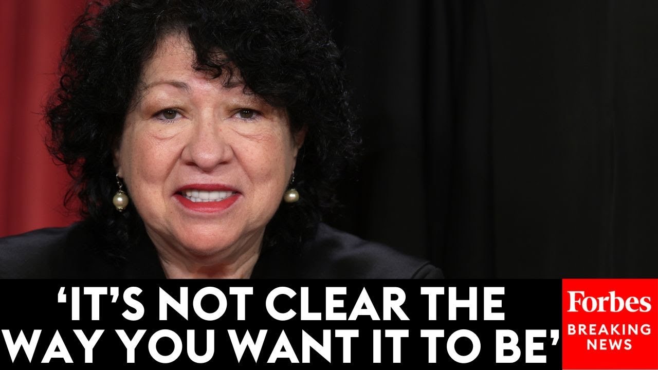 Sonia Sotomayor Asks Attorney If States Are 'Violating Title IX' By Not Separating Sports By Gender