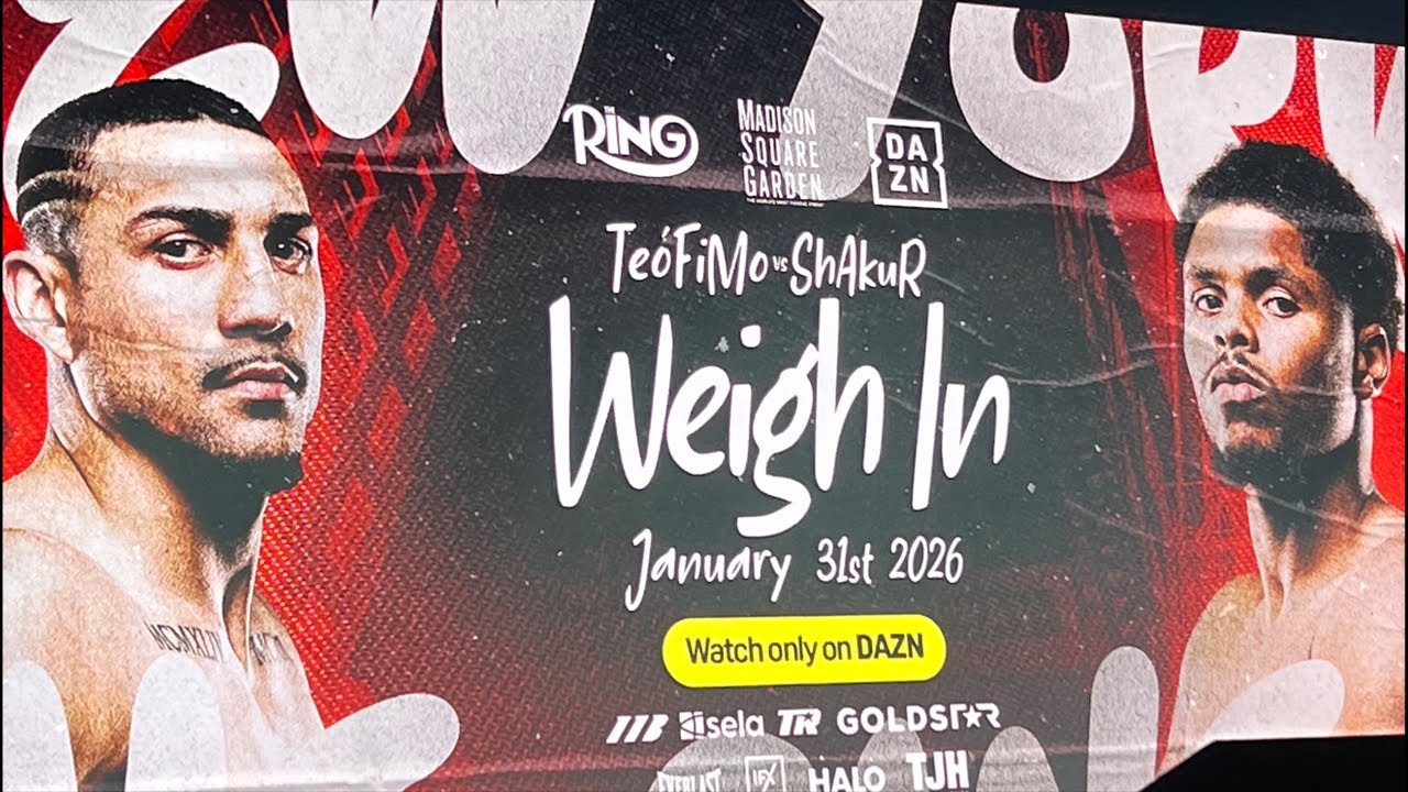 Teofimo Vs Shakur Weigh In|MRecktv