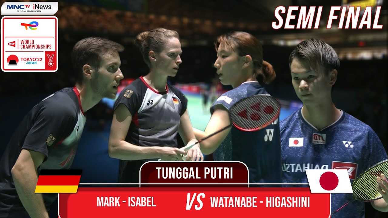 GER Vs JPN - Ganda Campuran : LAMSFUSS/LOHAU Vs WATANABE/HIGASHINO | BWF WORLD CHAMPIONSHIP