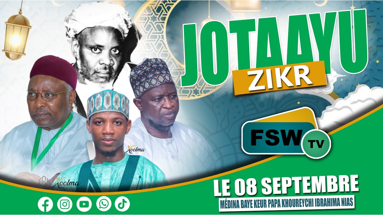 Jotaayu Zikr 5eme Jour du Gamou par Cheikh Adama Koureyshi Niass
