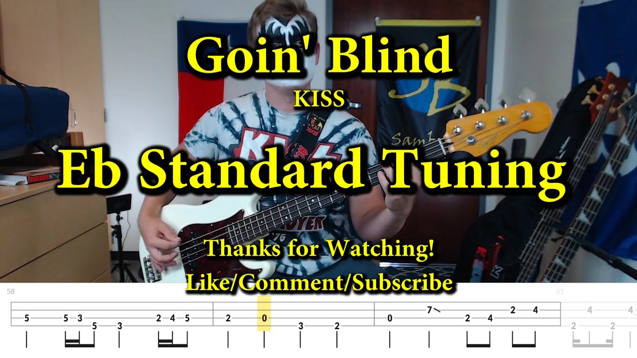 Goin' Blind - KISS (Bass Cover with Tabs)