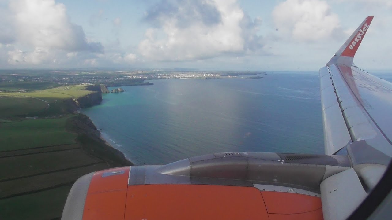 EasyJet Airbus A320NEO Manchester to Newquay *Full Flight
