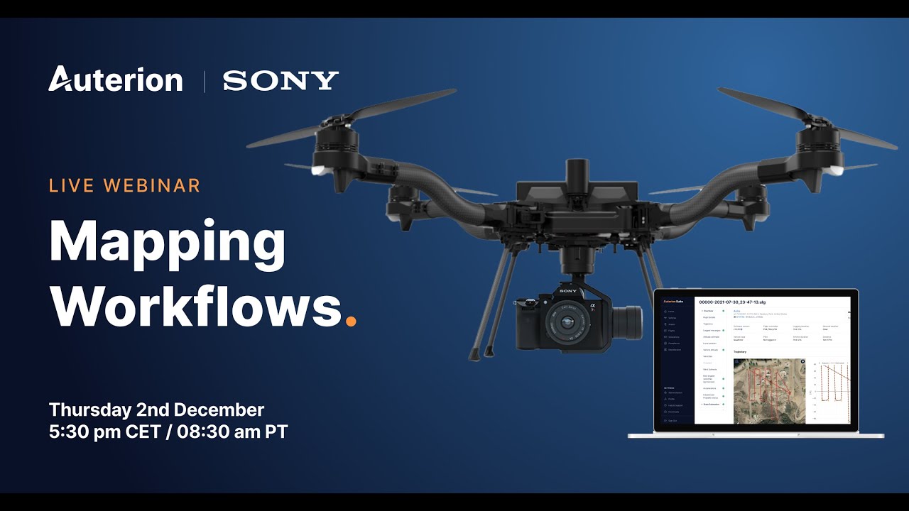 Mapping Workflows with Auterion and Sony