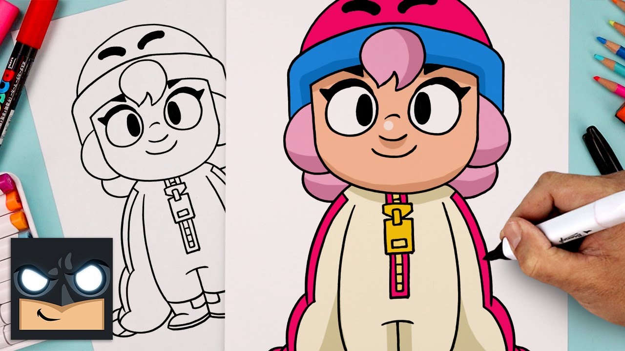 How To Draw Bonnie | Brawl Stars