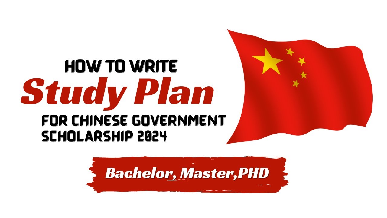 How to Make Study Plan or Research Proposal 2024-2025 #studyplan #chinesegovernmentscholarship #csc