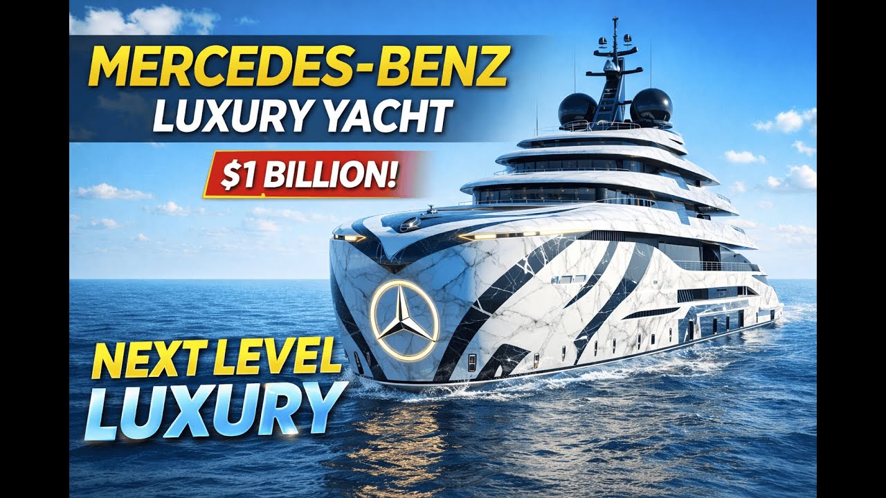 Внутри роскошной яхты Mercedes-Benz | Плавучий дворец стоимостью в миллиард долларов, которого вы...
