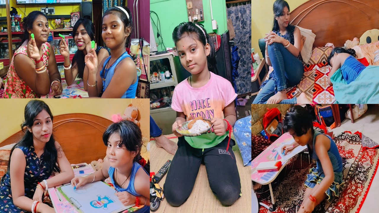 ডোনা কেয়া সারাদিন কি কি করলো দেখো। Dona r Busy Routine