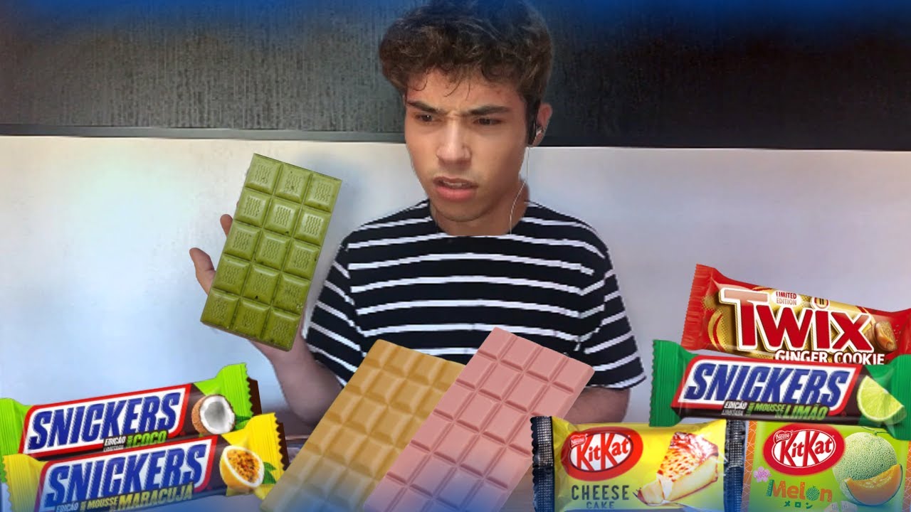 PROVEI os PIORES SABORES de CHOCOLATE do MUNDO! ☠️
