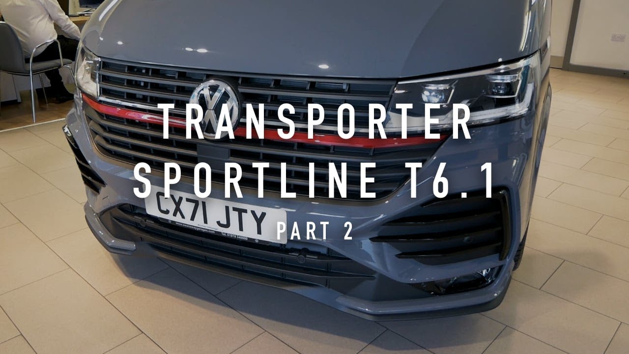 VW Transporter Sportline T6.1 Black Edition Part 2