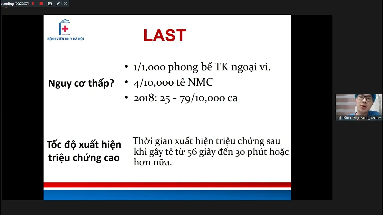 Ngộ độc thuốc tê toàn thân