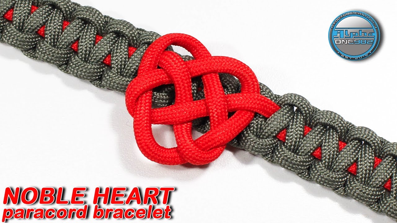 How to Make a Paracord Bracelet The Noble Heart Bar  Paracord Bracelet without buckle
