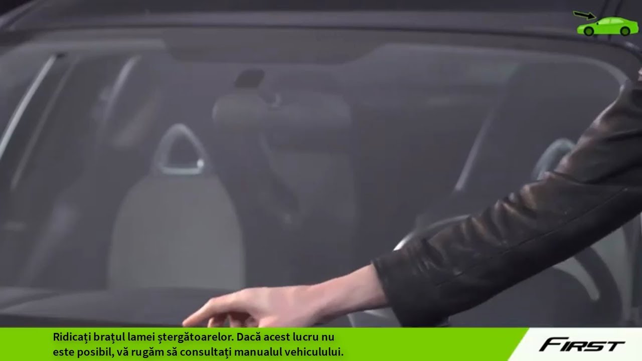 Stergatoare auto Valeo - ”First” Cum se montează lamele ștergătoarelor pentru mașină