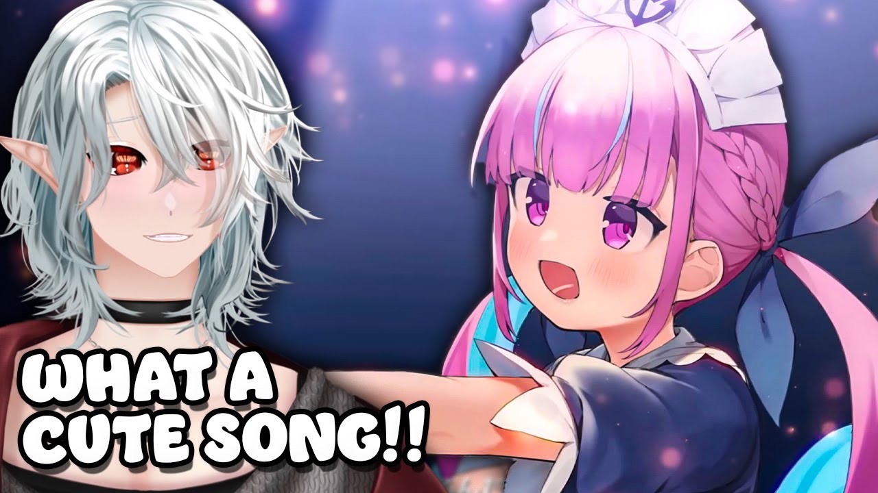 This is actually SO CUTE!! | Reaction | Hololive Aqua Minato | Aqua color Palette