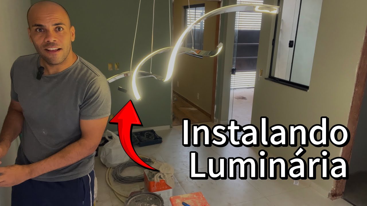 INSTALANDO LUMINÁRIA ESPIRAL ￼