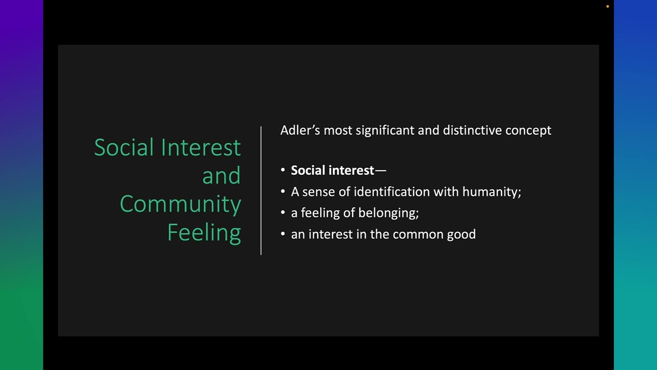 PSYC Ch 5 Adlerian
