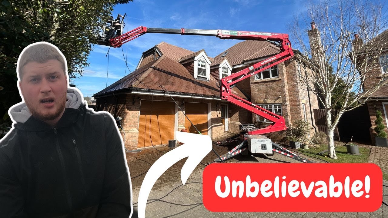 We Cleaned 3 HUGE Roofs In Just 3 Days!!! (London) - Unbelievable Results WARNING!