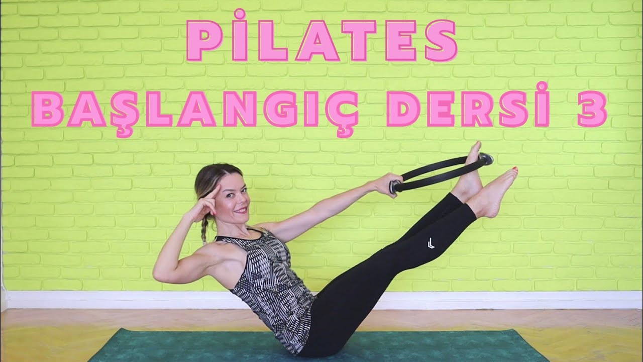 Pilates Başlangıç Dersi 3 (pilates çemberi ile) \\ Pilates Magic Circle Exercises | Beginner Workout
