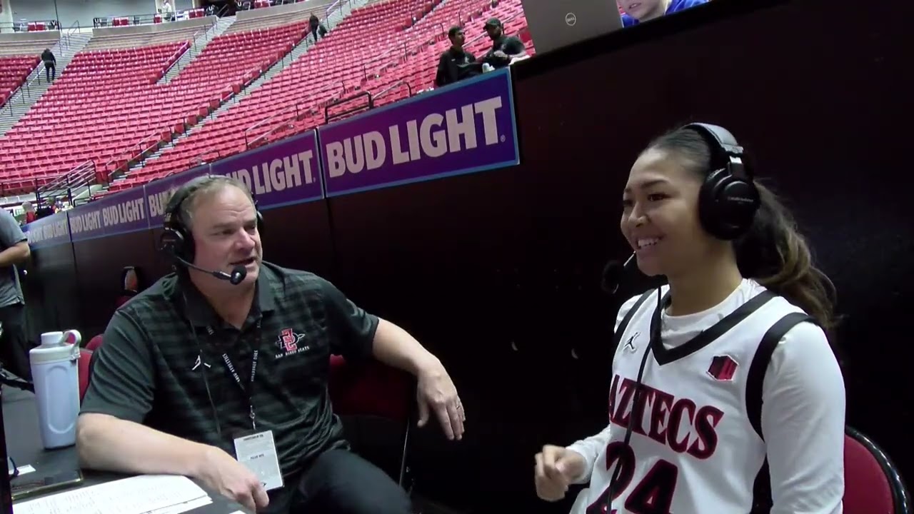 SDSU WOMEN'S HOOPS: NAOMI PANGANIBAN POST GAME INTERVIEW VS BOISE STATE