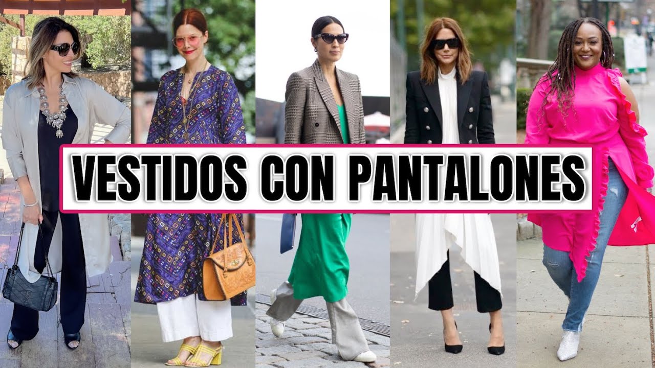VESTIDOS CON PANTALONES | Moda 40 Años y Más 👗👖❔