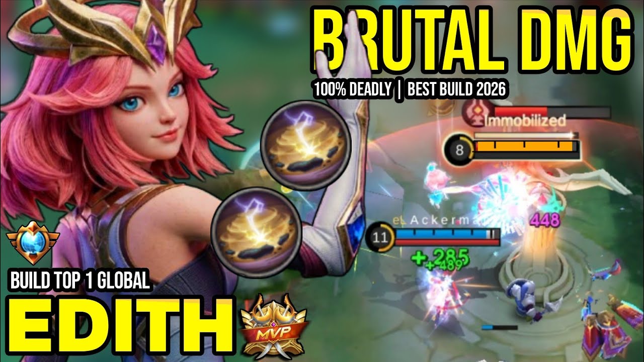 EDITH BEST BUILD 2026 | BUILD TOP 1 GLOBAL EDITH GAMEPLAY | MOBILE LEGENDS✓