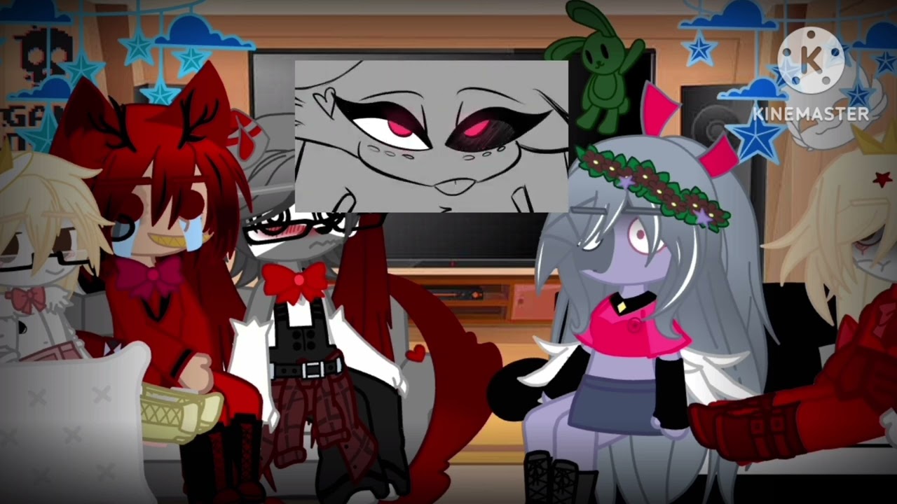 Hazbin hotel reacts to Angel's Lament fan animation (requested)