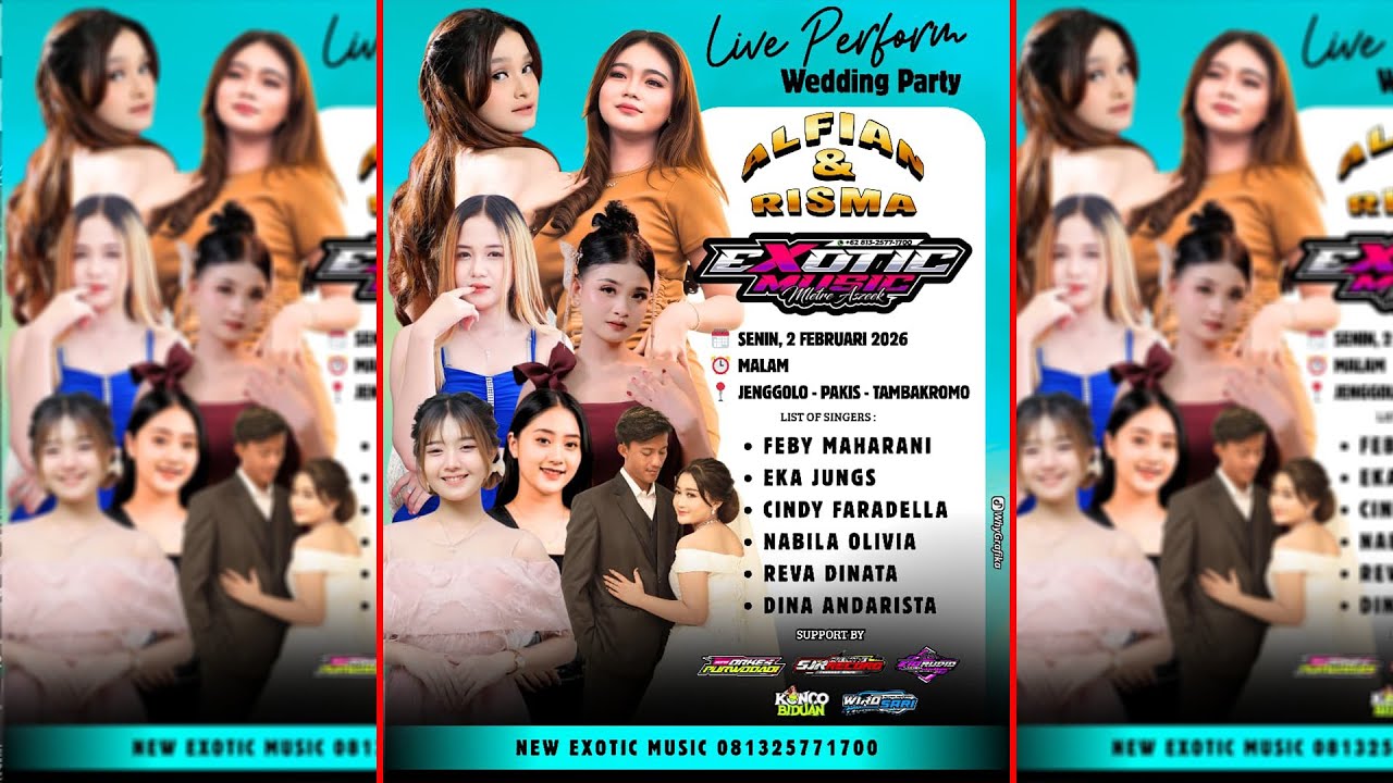 🔴Live Strem | EXOTIC MUSIC | MLETRE UASIK | WEDING PARTY ALVIAN & RISMA | ZIO PRO AUDIO - SJR HD PRO