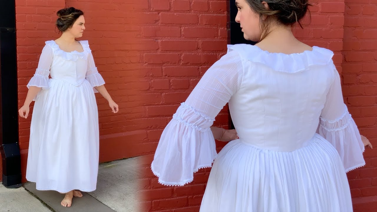 MY FIRST HISTORICAL COSTUME | Making an 18th Century Dress inspired by Marie Antoinette