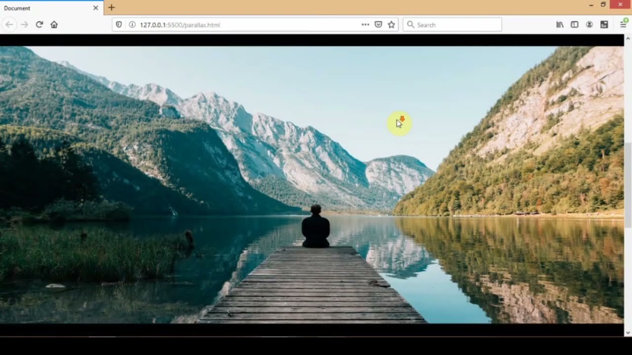 Parallax scrolling effect using HTML CSS || no javascript