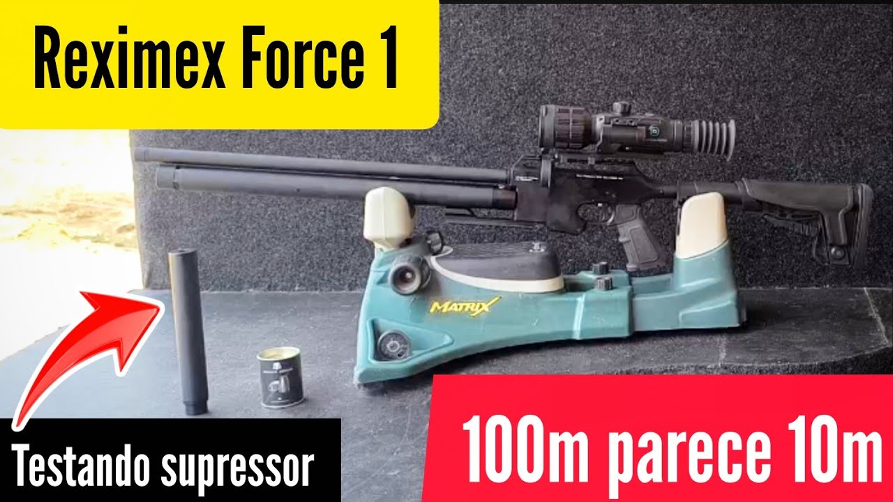 Reximex Force 1 - Testando Supressor 