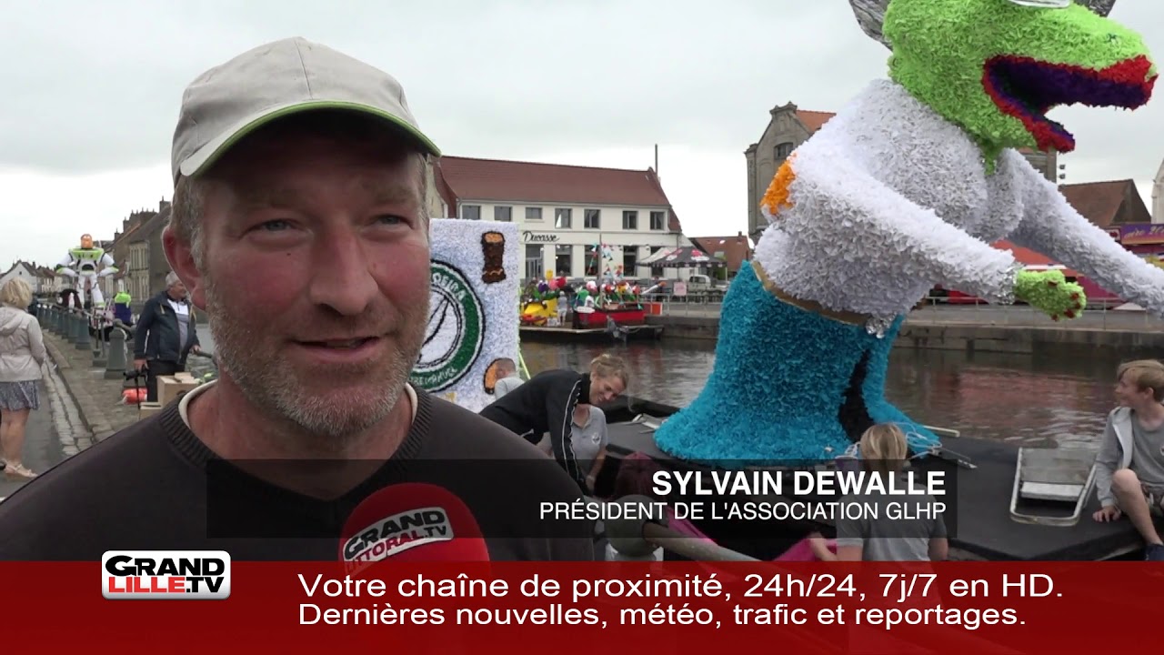 Le cortège nautique de Saint-Omer