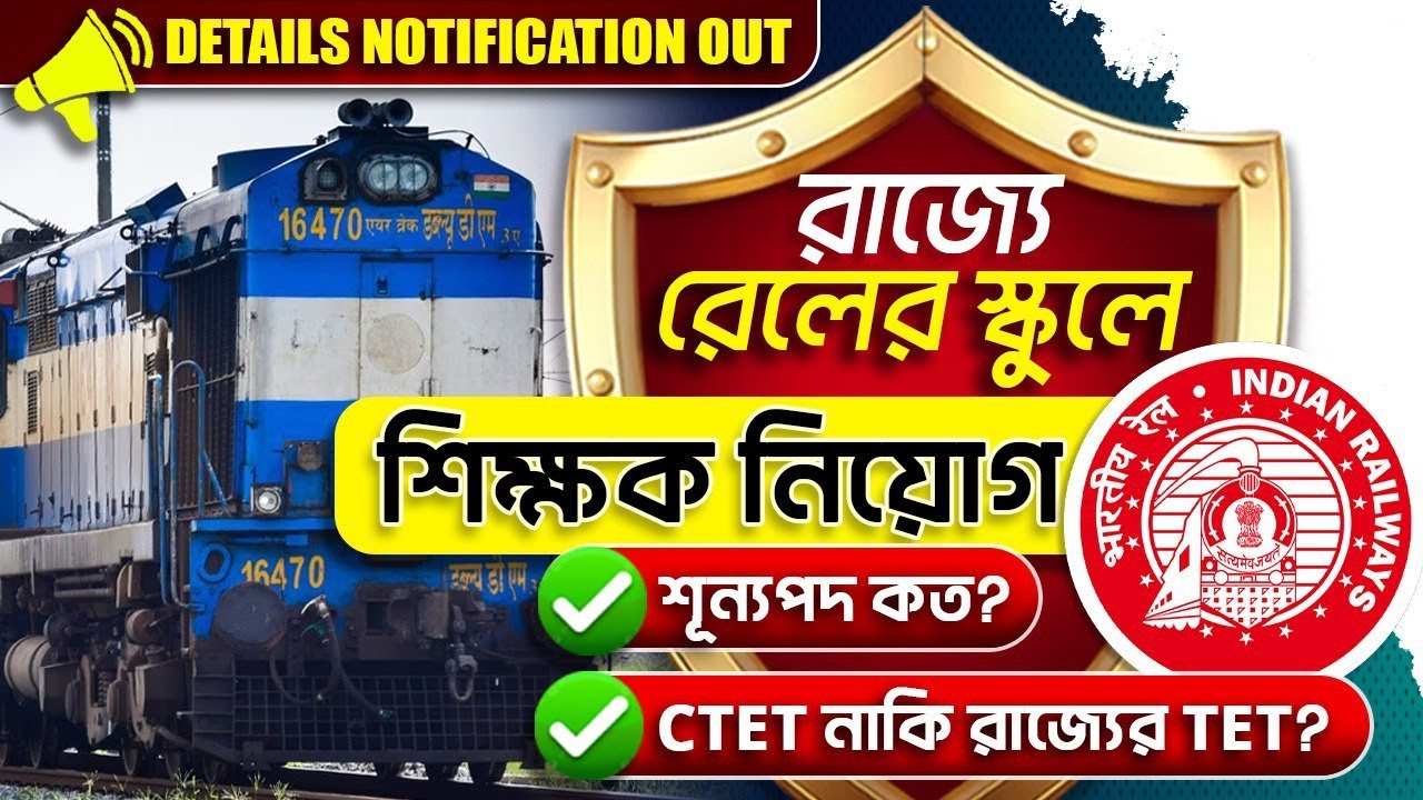 Rail Teaching Recruitment 2025 | Notification Out | Eligibility, Syllabus, Exam Pattern, Form Fillup