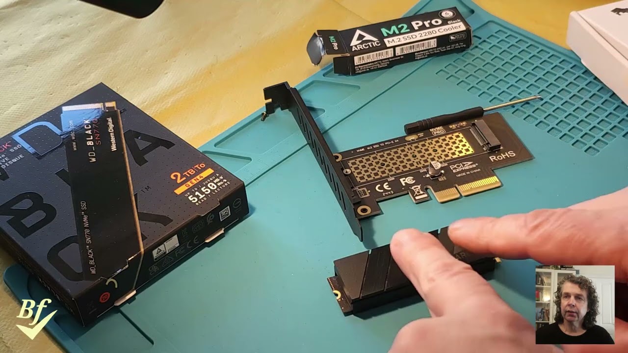 SSD heatsink vs no heatsink installation