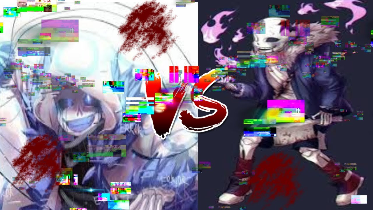 [ Error 404 Sans Remake Vs Infected Sans ] Undertale Timeline Collapse