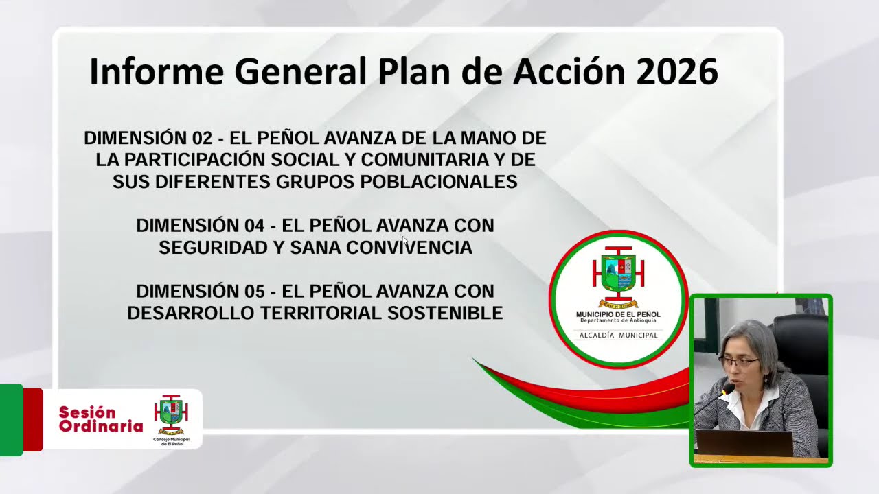 #Envivo 🔴📺 // Sesión Ordinaria Concejo Municipal - Informe de la Secretaria General y de Gobierno