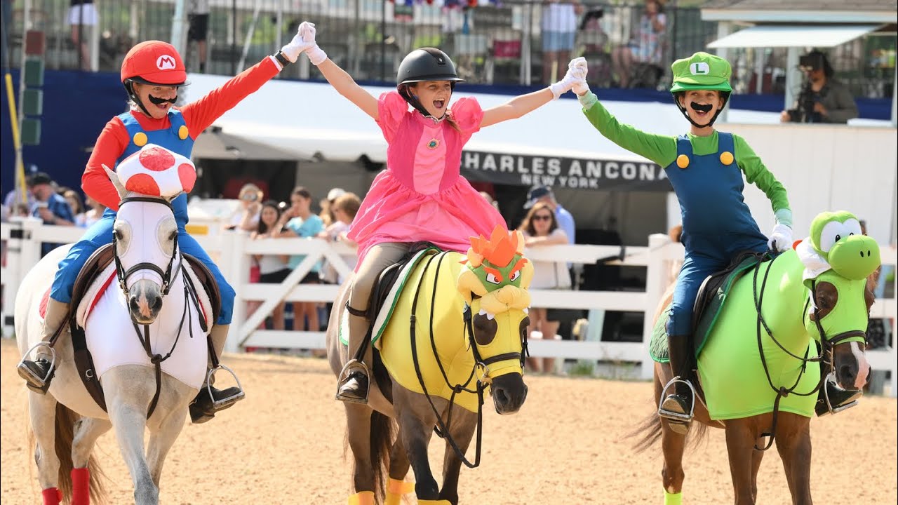 Devon Horse Show Small Pony Hunt Teams 🥇May 25, 2024 Pepsi, Magoo & Hawk