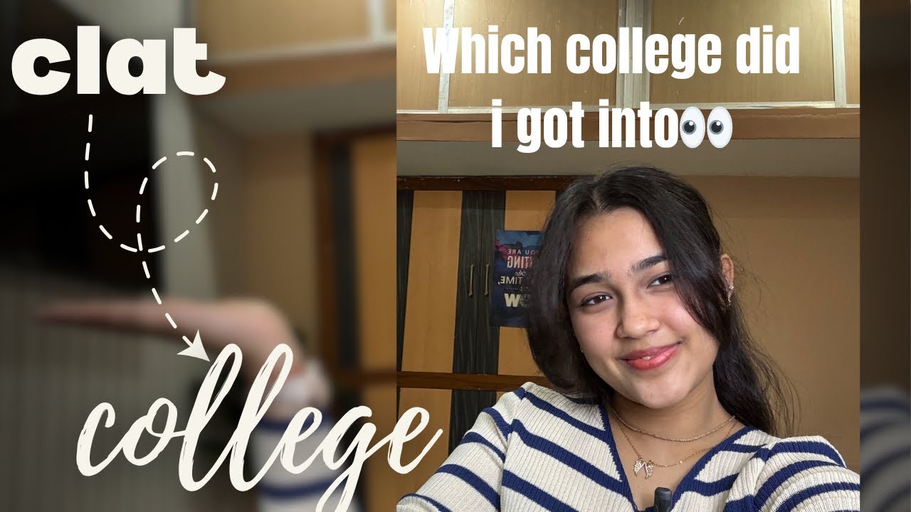 Storytime : CLAT TO NLU || ✨☀️which college did i get into
