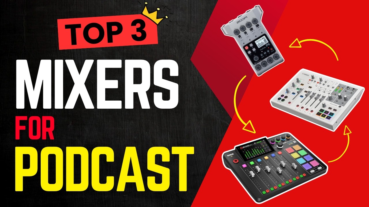 Podcast Mixers That Make You Sound Pro 🎙️🔥 (Top 3 Picks)
