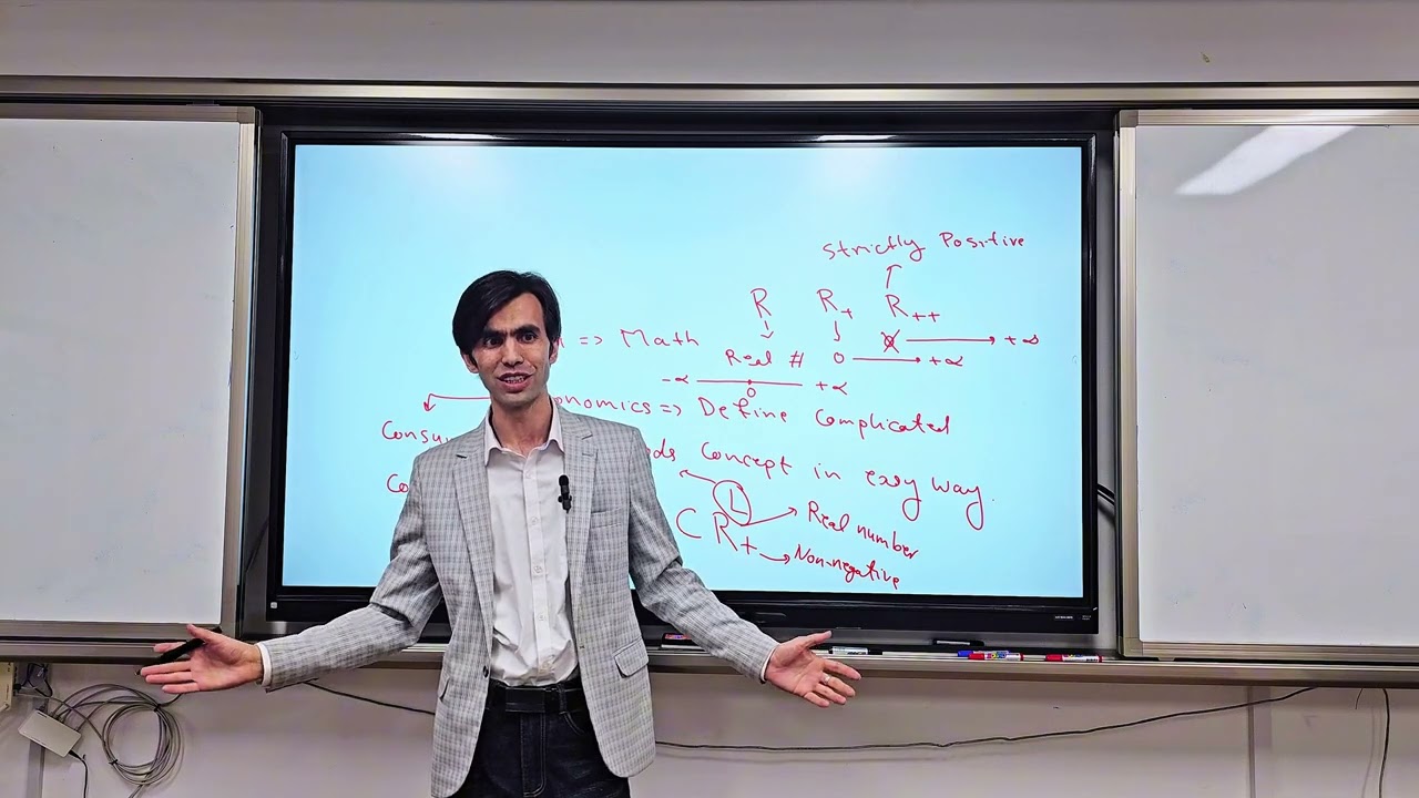 Advanced Microeconomics (2): A few basic math concepts (Why we need Math in Economics)
