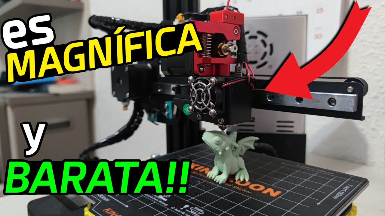 Ahora SI, la mejor IMPRESORA 3D BARATA (120€) | Kingroon KP3S