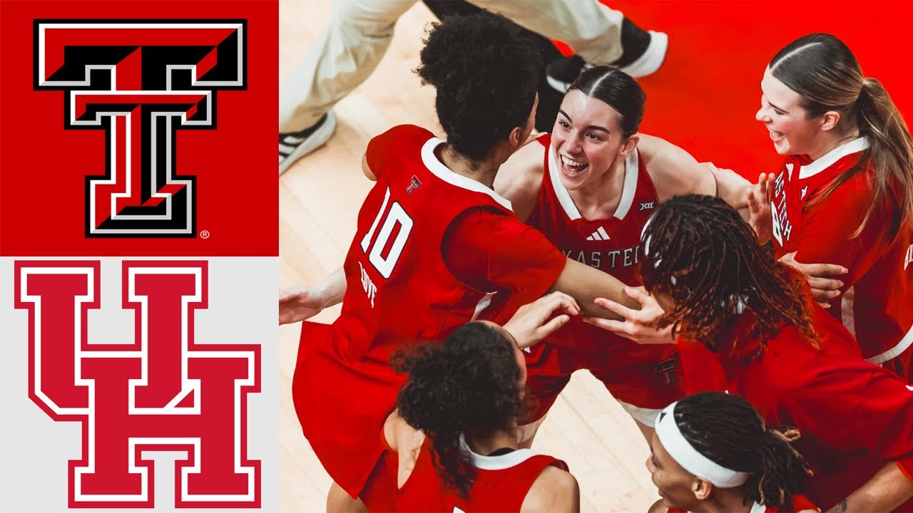 Texas Tech vs Houston Full Game | Women's College Basketball, Feb 07 2026