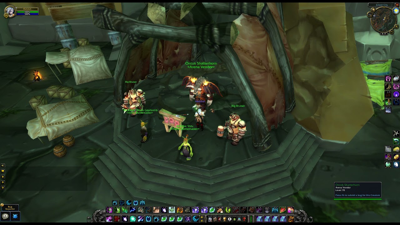Shattrath Arena Vendor Location, WoW TBC Classic