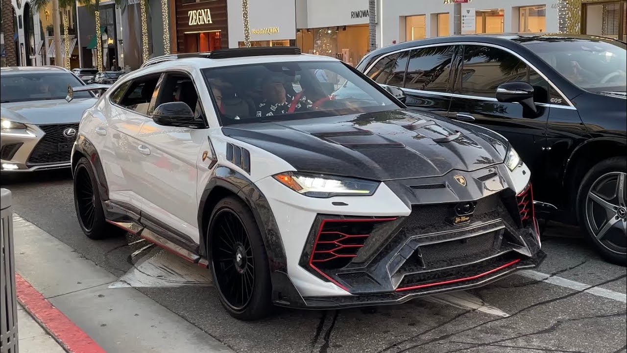 Supercars in Beverly Hills! Mansory Venatus Evo, Ferrari F8 Tributo, Aston Martin Rapide AMR!