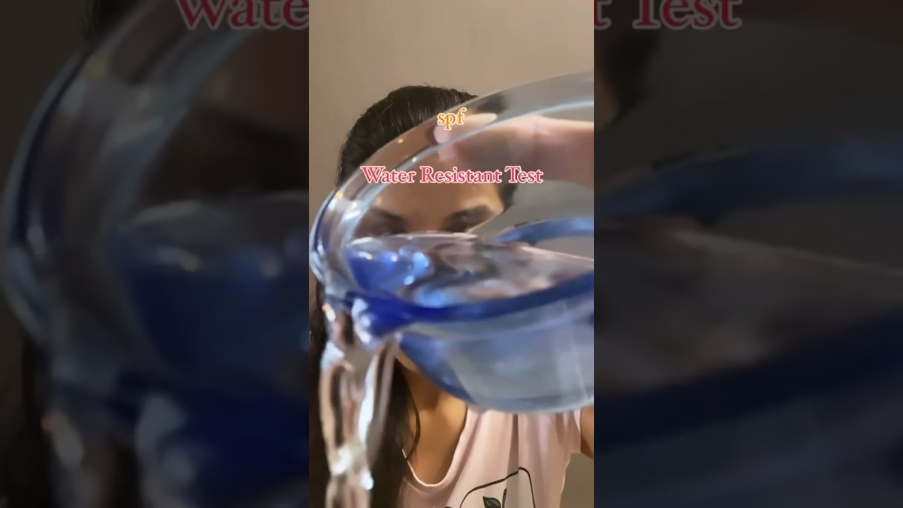 Waterproof sunscreen | waterproof check | sunscreen hacks | summer essentials | spf